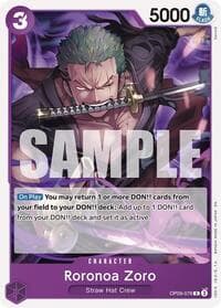 Roronoa Zoro (Reprint) - ST-26: Starter Deck 26 PURPLE/BLACK Monkey.D.Luffy - One Piece Card Game card