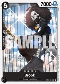Brook (Reprint) - ST-26: Starter Deck 26 PURPLE/BLACK Monkey.D.Luffy - One Piece Card Game card