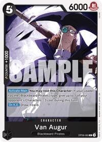 Van Augur (Reprint) - ST-27: Starter Deck 27 BLACK Marshall.D.Teach - One Piece Card Game card