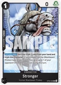 Stronger (Reprint) - ST-27: Starter Deck 27 BLACK Marshall.D.Teach - One Piece Card Game card