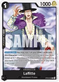 Laffitte (Reprint) - ST-27: Starter Deck 27 BLACK Marshall.D.Teach - One Piece Card Game card