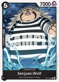 Sanjuan.Wolf (Reprint) - ST-27: Starter Deck 27 BLACK Marshall.D.Teach - One Piece Card Game card