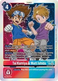 Tai Kamiya & Matt Ishida - Versus Monsters - Digimon Card Game card