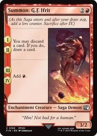 Summon: G.F. Ifrit - FINAL FANTASY - Magic: The Gathering card