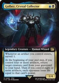 Golbez, Crystal Collector (Extended Art) - FINAL FANTASY - Magic: The Gathering card