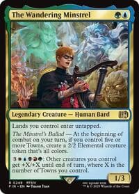 The Wandering Minstrel - FINAL FANTASY - Magic: The Gathering card