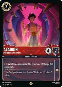 Aladdin - Misleading Phantom - Illumineer's Quest: Palace Heist - Disney Lorcana card