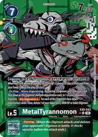 MetalTyrannomon (Alternate Art) - Versus Monsters - Digimon Card Game card