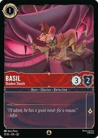 Basil - Shadow Sleuth - Illumineer's Quest: Palace Heist - Disney Lorcana card