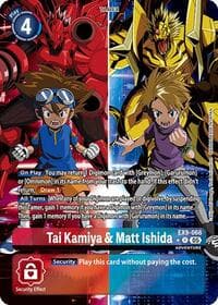 Tai Kamiya & Matt Ishida (Alternate Art) - Versus Monsters - Digimon Card Game card