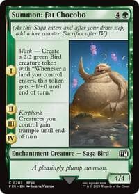 Summon: Fat Chocobo - FINAL FANTASY - Magic: The Gathering card