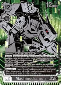 Machinedramon (Rare Pull) - Versus Monsters - Digimon Card Game card