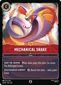 Mechanical Snake - Illumineer's Quest: Palace Heist - Disney Lorcana card