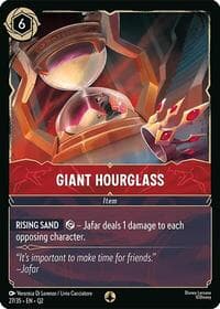 Giant Hourglass - Illumineer's Quest: Palace Heist - Disney Lorcana card