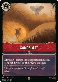 Sandblast - Illumineer's Quest: Palace Heist - Disney Lorcana card