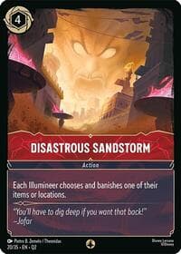 Disastrous Sandstorm - Illumineer's Quest: Palace Heist - Disney Lorcana card