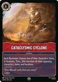 Cataclysmic Cyclone - Illumineer's Quest: Palace Heist - Disney Lorcana card