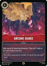 Arcane Quake - Illumineer's Quest: Palace Heist - Disney Lorcana card