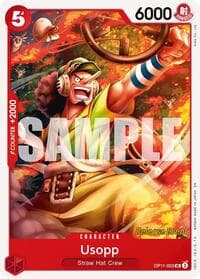 Usopp - A Fist of Divine Speed Release Event Cards - One Piece Card Game card