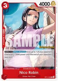 Nico Robin - A Fist of Divine Speed Release Event Cards - One Piece Card Game card