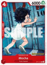 Mocha - A Fist of Divine Speed Release Event Cards - One Piece Card Game card