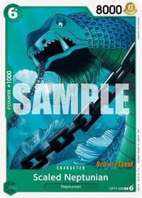 Scaled Neptunian - A Fist of Divine Speed Release Event Cards - One Piece Card Game card