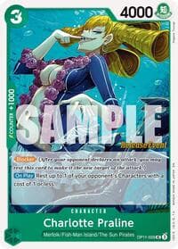 Charlotte Praline - A Fist of Divine Speed Release Event Cards - One Piece Card Game card