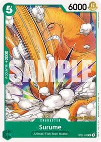 Surume - A Fist of Divine Speed Release Event Cards - One Piece Card Game card