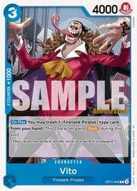 Vito - A Fist of Divine Speed Release Event Cards - One Piece Card Game card