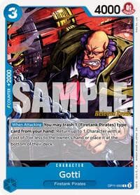 Gotti - A Fist of Divine Speed Release Event Cards - One Piece Card Game card
