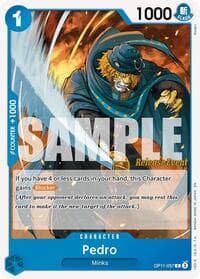 Pedro - A Fist of Divine Speed Release Event Cards - One Piece Card Game card