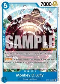 Monkey.D.Luffy (058) - A Fist of Divine Speed Release Event Cards - One Piece Card Game card