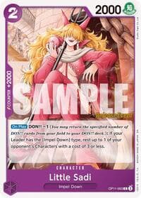 Little Sadi - A Fist of Divine Speed Release Event Cards - One Piece Card Game card