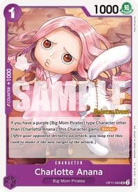 Charlotte Anana - A Fist of Divine Speed Release Event Cards - One Piece Card Game card