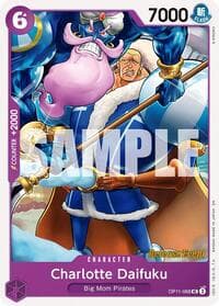 Charlotte Daifuku - A Fist of Divine Speed Release Event Cards - One Piece Card Game card