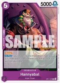 Hannyabal - A Fist of Divine Speed Release Event Cards - One Piece Card Game card