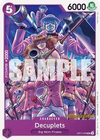 Decuplets - A Fist of Divine Speed Release Event Cards - One Piece Card Game card