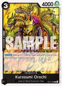Kurozumi Orochi - A Fist of Divine Speed Release Event Cards - One Piece Card Game card