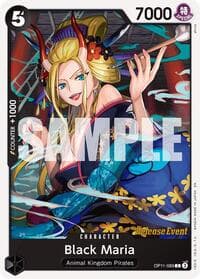 Black Maria - A Fist of Divine Speed Release Event Cards - One Piece Card Game card