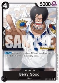 Berry Good - A Fist of Divine Speed Release Event Cards - One Piece Card Game card