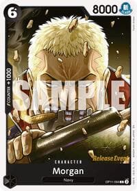 Morgan - A Fist of Divine Speed Release Event Cards - One Piece Card Game card