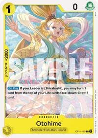 Otohime - A Fist of Divine Speed Release Event Cards - One Piece Card Game card