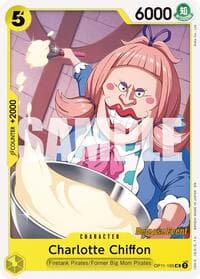 Charlotte Chiffon - A Fist of Divine Speed Release Event Cards - One Piece Card Game card
