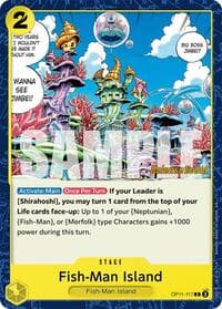 Fish-Man Island - A Fist of Divine Speed Release Event Cards - One Piece Card Game card