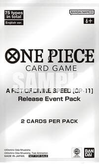 A Fist of Divine Speed - Release Event Pack - A Fist of Divine Speed Release Event Cards - One Piece Card Game card