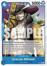 Dracule Mihawk (OP11 Release Event) - One Piece Promotion Cards - One Piece Card Game card