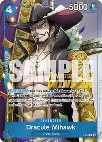 Dracule Mihawk (OP11 Release Event Winner) - One Piece Promotion Cards - One Piece Card Game card