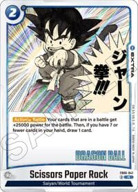 Scissors Paper Rock - Manga Booster 01 - Dragon Ball Super: Fusion World card