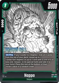 Nappa - Manga Booster 01 - Dragon Ball Super: Fusion World card