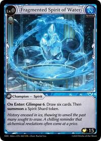 Fragmented Spirit of Water - Mercurial Heart Alter Edition - Grand Archive TCG card